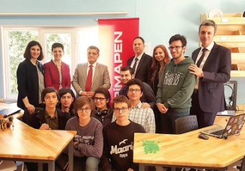 Pimapen Maker Room was opened at the Anatolian High School, Kadıköy.
